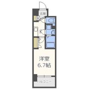 セレニテ心斎橋グランデの間取り画像