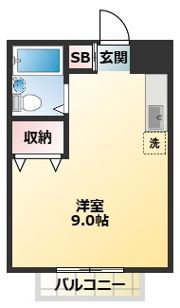 カメリア祐天寺の間取り画像