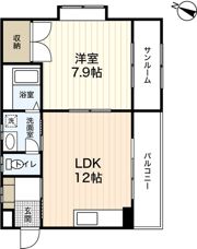 ボストンビルの間取り画像