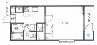 アピア松井の間取り画像