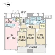 シティタワー梅田東の間取り画像
