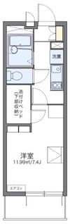 レオパレスKウッズⅡの間取り画像