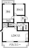 フォンテ川名の間取り画像