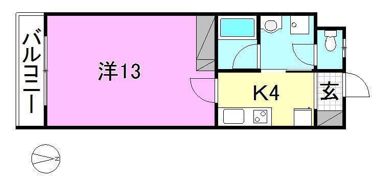 カーサフローラの間取り画像