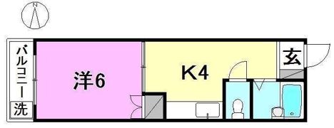 木屋町ホームズの間取り画像