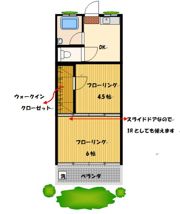 ハイツエルメスの間取り画像