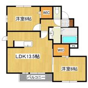 アズールAの間取り画像