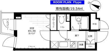 ステージファースト幡ヶ谷の間取り画像