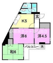 浅井マンションの間取り画像