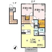 フキノトウ牟礼北 B棟の間取り画像