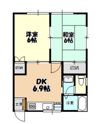 フラッツニシハラの間取り画像