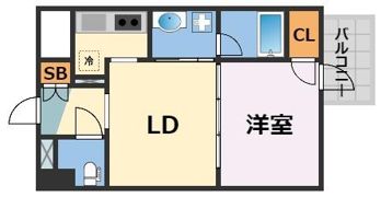サムティ難波グレイスの間取り画像