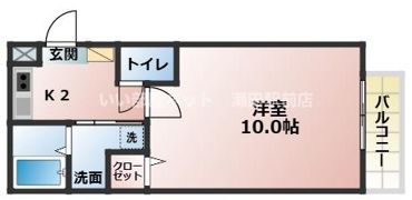 アークリード大津の間取り画像