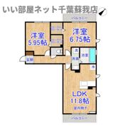 エスペランサABの間取り画像