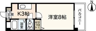アヴニール ドゥの間取り画像