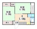 六甲コーポラスの間取り画像