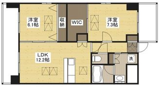 桜レジデンス横川の間取り画像