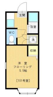 みやびハイツの間取り画像