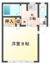 ハマシン狐ヶ崎マンションAの間取り画像