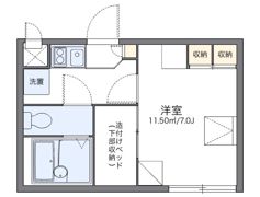 レオパレスファイナルコートの間取り画像