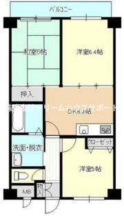 ボンノール新大津の間取り画像
