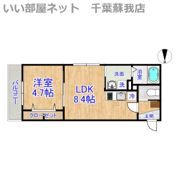 Ajour蘇我06の間取り画像