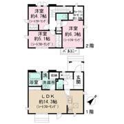浦和区本太1丁目戸建の間取り画像