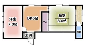 平賀マンションの間取り画像