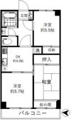 南浦和ダイヤモンドマンションの間取り画像