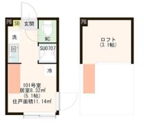 ハーモニーテラス上板橋Ⅱの間取り画像