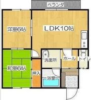 コーポ美沢1の間取り画像