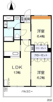 ガーデンヒルズの間取り画像
