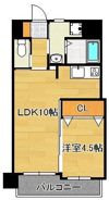 アンテス上到津の間取り画像