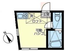 ユナイト丸山ポールモーリアの間取り画像