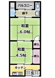 第一大峰荘の間取り画像