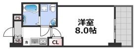セレニテ桜川駅前プリエの間取り画像