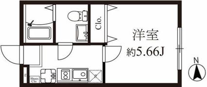 モダンラフォンテ高島平Aの間取り画像