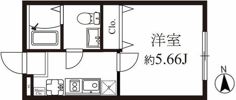 モダンラフォンテ高島平Aの間取り画像