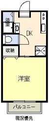 コーポ東Cの間取り画像
