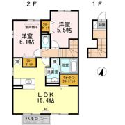 フォンテーヌ金倉 A棟の間取り画像
