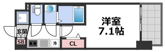 フォーリアライズ城東ファインの間取り画像