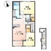 （仮称）市原市青柳新築アパート②（米本運送有限会社）様の間取り画像