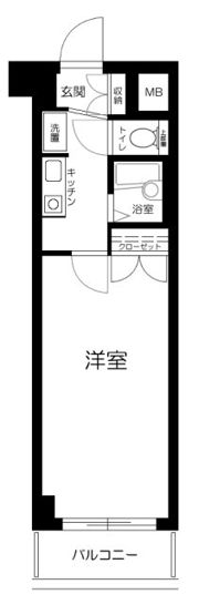 NICアーバンスピリッツ鶴見Ⅱの間取り画像