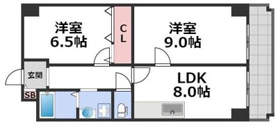 日生ロイヤル高津の間取り画像