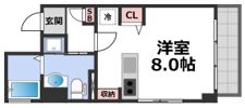 クレアツィオーネ上本町の間取り画像