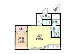 Luna江尻IIの間取り画像