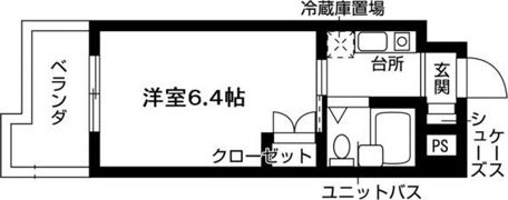 パティオ101の間取り画像
