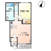 パレット小泉1の間取り画像