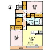 ブランズ小杉 A棟の間取り画像