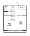 コーポふじの間取り画像